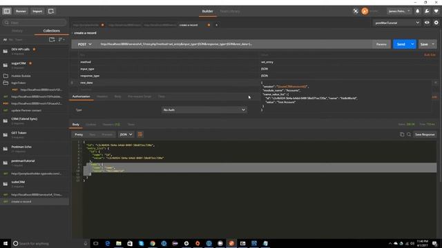 How to update a record in suiteCRM using REST api смотреть онлайн