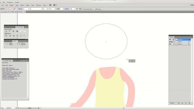 Рисование мальчика в Иллюстраторе. И оживим его. Drawing boy in Illustrator. SpeedArt and animation смотреть онлайн