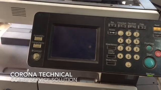 how to fix the error code c2557 on Develop ineo 250, Konica Minolta Bizhub 250 смотреть онлайн