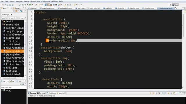 jQuery example: Hide and show a text paragraph смотреть онлайн