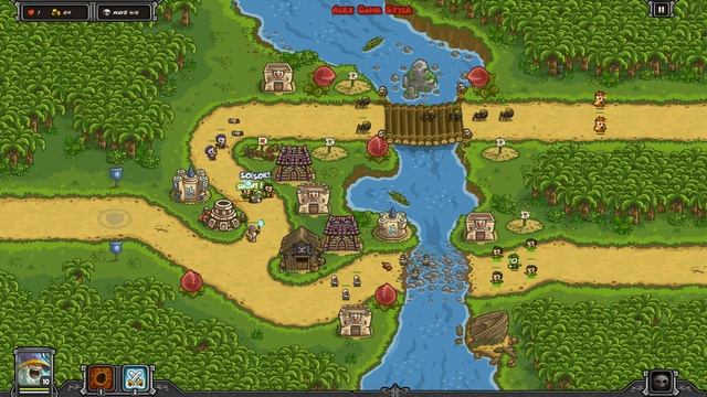 Kingdom Rush Frontiers HD - Snapvine Bridge Heroic (Level 8) - Hero Nivus смотреть онлайн