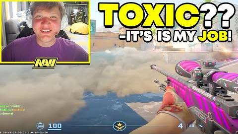 "ЭТО МОЯ РАБОТА БЫТЬ ТОКСИКОМ!!" - КТО СКУЧАЛ ЗА ТОКСИЧНЫМ СИМПЛОМ ПОСМОТРИТЕ ЭТО ВИДЕО!! | КС2 смотреть онлайн