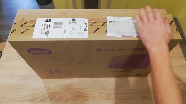 BENQ GW2480 MONITOR UNBOXING смотреть онлайн