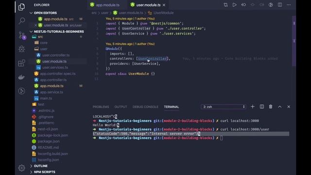 Nest JS for Beginners Course (Node JS) #03 смотреть онлайн