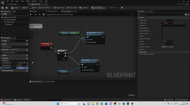 Блюпринт 8. Creating Flickering Lights смотреть онлайн
