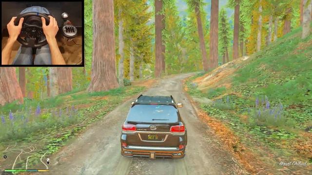 GTA 5 Car Mods - Toyota Land Cruiser 2020 HAKAMA Offroading With Steering Wheel & Shifter Gameplay