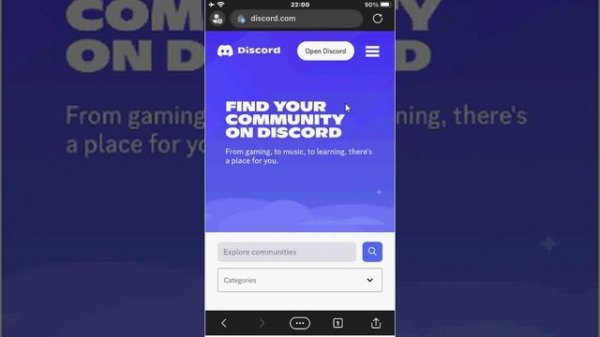How to login and use Discord on a mobile web browser