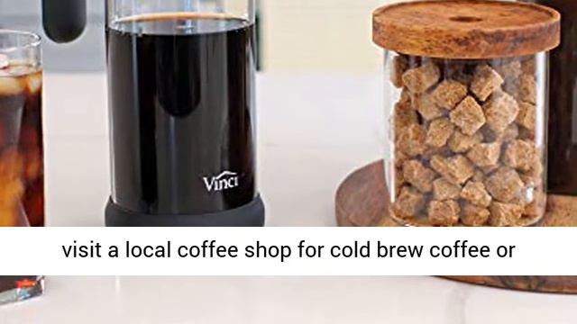 Vinci Express Cold Brew Electric Coffee Maker Instant Same Day Cold Brew Coffee in Minutes, 4 Revi смотреть онлайн