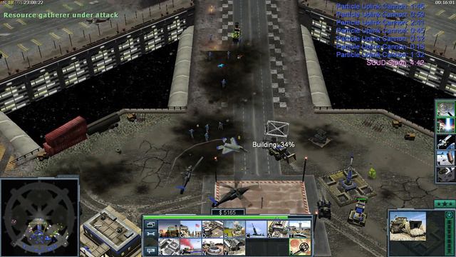 Aurora Alpha Bomber 1 vs 3 GLA (Tournament Spaceship) Command and Conquer Generals Zero Hour смотреть онлайн