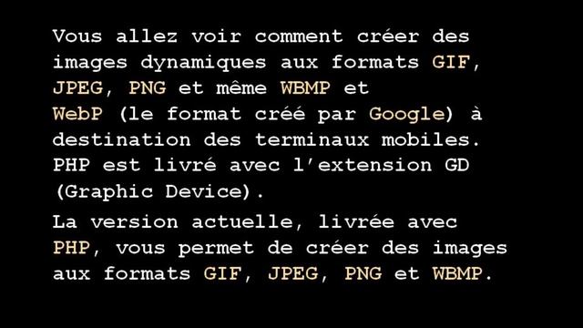 PHP 10 Les images dynamiques смотреть онлайн