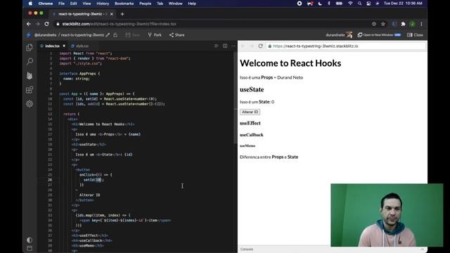 Typescript | React Hooks (usetState) PART 1 de 2 смотреть онлайн