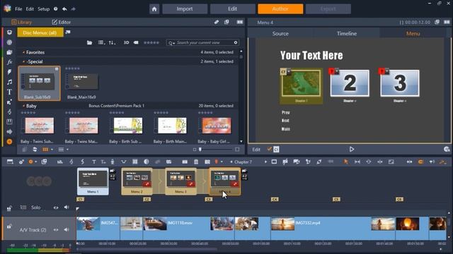 Creating DVD Menus and Disc Authoring in Pinnacle Studio смотреть онлайн