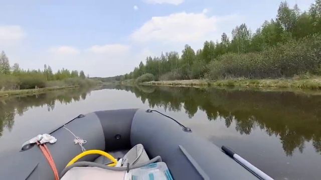 Река Исеть. на лодке Таймень 4000 и мотор Тарпон 9,9 смотреть онлайн