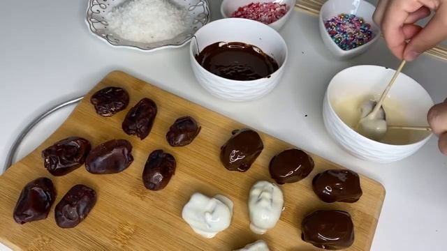 Финики в шоколаде. Казакша Рецепт.Хурма. Аджва финики хадис. Суккари. Инжир. Рамадан смотреть онлайн