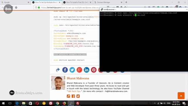 How To Set Up Multiple WordPress Sites on a Digitalocean смотреть онлайн
