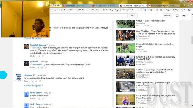 DustDaRapper React: San Antonio Texas high school football players target ref because of a bad call смотреть онлайн