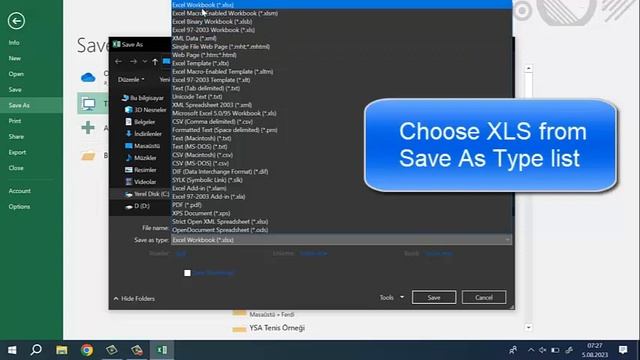 How to Convert XLSX to XLS in Excel смотреть онлайн