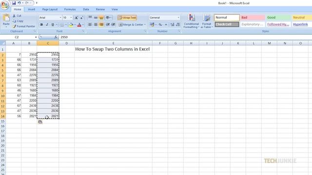 How To Swap Two Columns in Excel смотреть онлайн