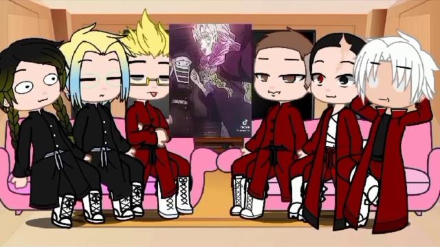 Tokyo revengers (Tenjiko) react to // takemichi as **mitsuri in demon slayer** #anime #viral #trend смотреть онлайн