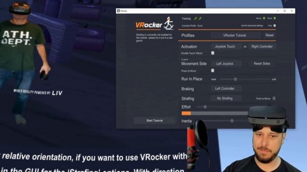 VROCKER Review, Do The JAYBRATT WIGGLE To Walk In Game!!