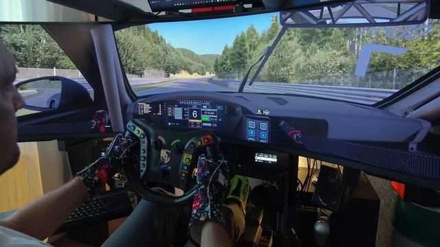 iRacing Porsche Cup (fixed) Race @ Nürburgring Nordschleife - D-Box full motion 57" Samsung G9 смотреть онлайн