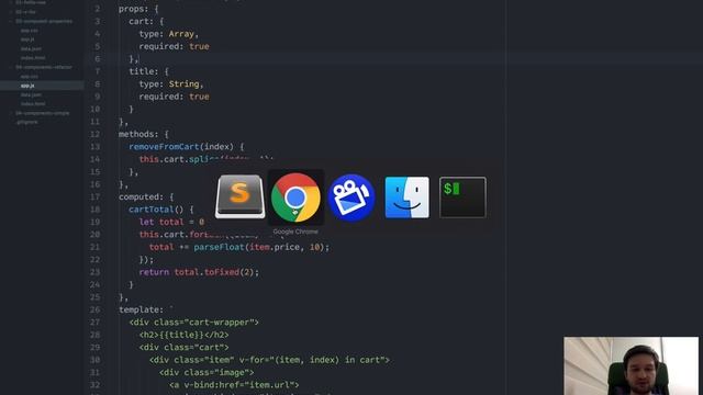 VueJS 05: Components смотреть онлайн