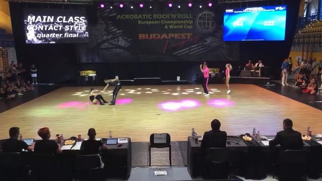 World Cup Main Class Contact Style - Quarter final SIDOROVA Kyra - SHPENKOV Oleksii смотреть онлайн