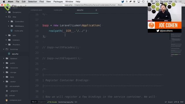 Tutorial de Lumen, framework de PHP en Laravel смотреть онлайн