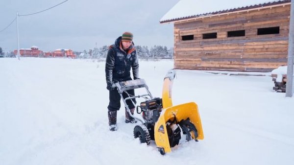 Тест бензинового снегоуборщика Steher GST-756