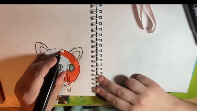 Настя рисует котика!!! смотреть онлайн