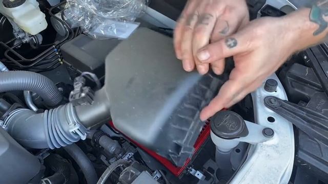 2022 Toyota Tundra, TRD (PTR03-34220) × 2 air filter install. смотреть онлайн
