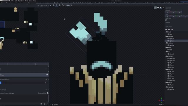 Unschooling with Fin - Minecraft Warden Concept Art Modeling in Blockbench смотреть онлайн