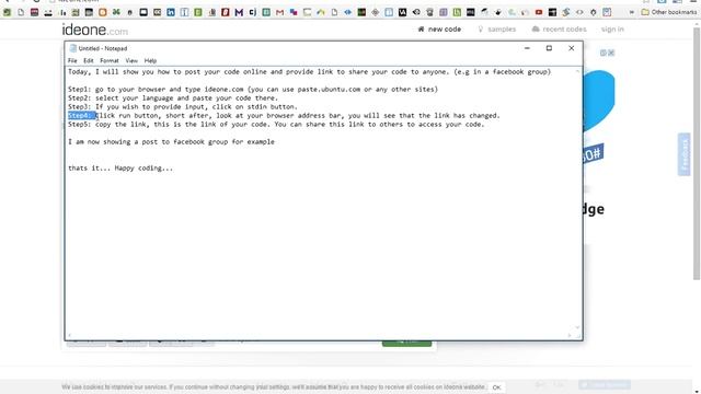 How to share your code using ideone link смотреть онлайн