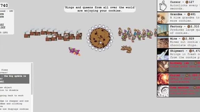 Cookie Clicker: Alchemy lab смотреть онлайн