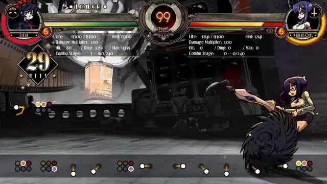 Skullgirls 2nd Encore: Basic Filia Combo