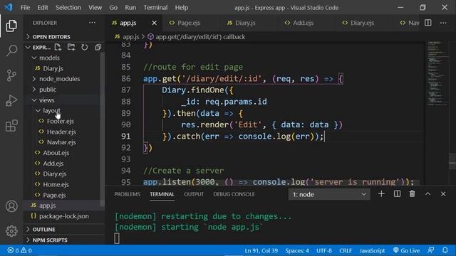 Learn Express JS by building a Project (2023) - Part 12 Creating the Edit Form смотреть онлайн