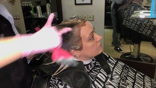 КОРРЕКЦИЯ  ТЕХНИКИ FLAME BALAYAGE спустя 2 месяца.