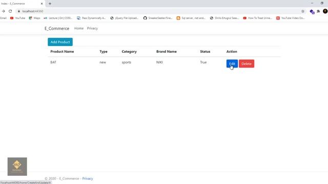 .Net Core E-Commerce Application Using C# | Create & Update Layout In Single Page TUTORIAL # 03 смотреть онлайн