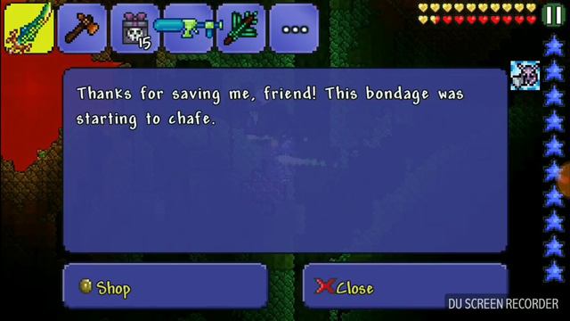 Terraria-Defeating underground mobs in hell смотреть онлайн