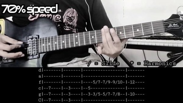 Face Down - The Red Jumpsuit Apparatus | Guitar cover | With 70% speed and TAB! Drop C tuning