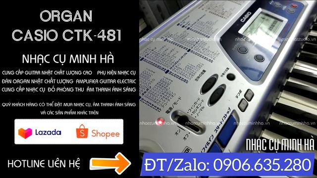 Organ Casio CTK-481 | NHẠC CỤ MINH HÀ смотреть онлайн