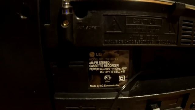 Магнитола LG TW 862 AX. Радио кассет рекордер. Подробный обзор. характеристики. смотреть онлайн