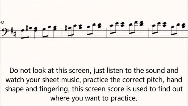 Cello Scale Carl Flesch B Minor No.6 Scale System double stops 3rd Practice Play Along Piano смотреть онлайн