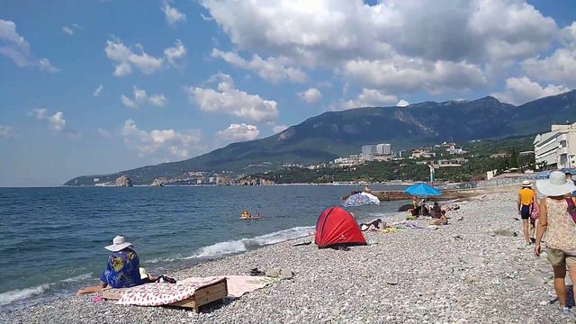Крым Гурзуф пляж Аю-Даг 2019 смотреть онлайн