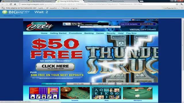 Big Money ptc recibe 1 dollar por click y 7 click al dia!!! смотреть онлайн