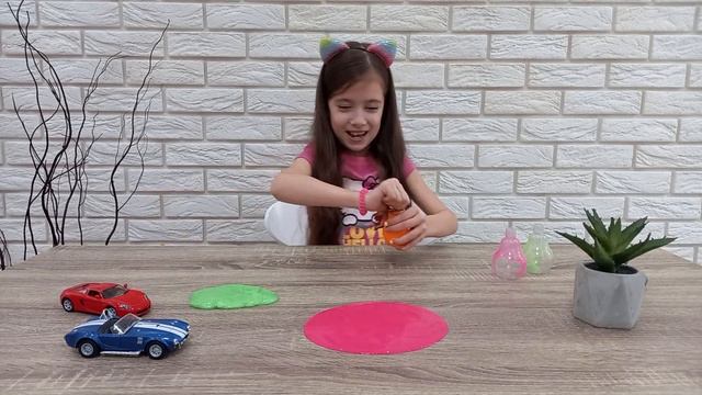 Слайм Светящийся крейзи слайм | надуваем Crazy Slime разноцветные слаймы лизуны смотреть онлайн