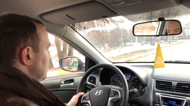 Тест, обзор Хендай Солярис (Hyundai Solaris) седан 2016, 1.4 107 л.с. АКПП смотреть онлайн