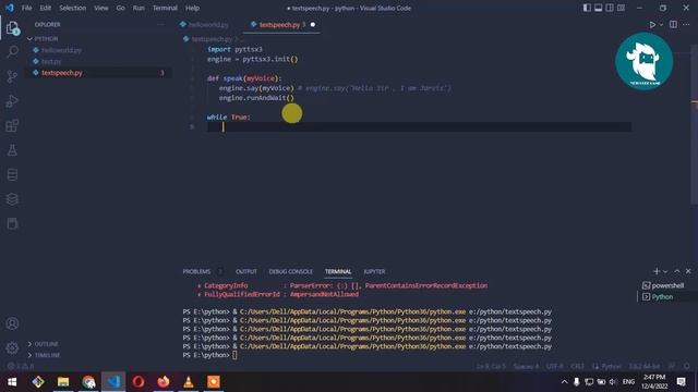 Ironman Jarvis Part 3: Dynamic TEXT TO SPEECH IN PYTHON смотреть онлайн