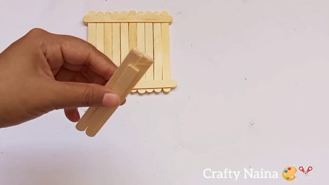 DIY Popsicle stick photo frame | popsicle / ice cream stick craft | easy photo frame ?✂️ смотреть онлайн