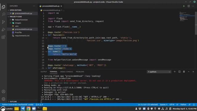 How to Send & Receive WhatsApp Message with Python & Twilio | Twilio API | Automate WhatsApp смотреть онлайн